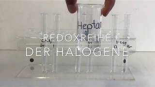 Redoxreihe der Halogene [upl. by Yaker]