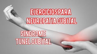 Ejercicios para NEUROPATIA CUBITAL Síndrome Túnel Cubital [upl. by Nospmoht]