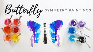 Butterfly Symmetry Paintings [upl. by Ecyor]