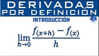 Derivadas usando la definición  Introducción [upl. by Haden]