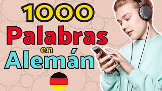 ¿Puedes Memorizar Las 1000 Palabras Más Usadas En Alemán 😃 Aprende a Hablar Alemán 👍 Alemán [upl. by Birchard591]