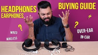 Earphones  Headphones Buying Guide 2019 ⚡ ⚡ ⚡ Find the Perfect One For You [upl. by Ainafetse]