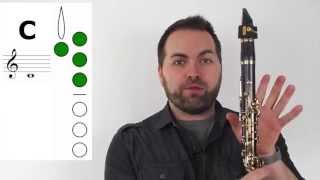 Clarinet  The 5Note Scale C D E F G [upl. by Belda]