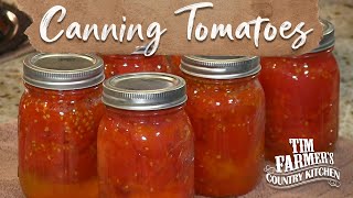 CANNING TOMATOES  HowTo Can WholeHalvedQuartered Tomatoes [upl. by Annwahs765]