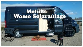 Mobile Wohnmobil Solaranlage  Solartasche  Solar autark [upl. by Arvie20]