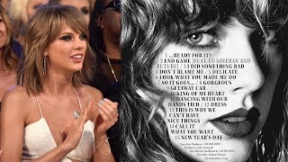 5 Hottest Taylor Swift Reputation Lyrics [upl. by Leonerd579]