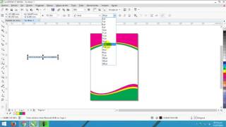 Crear un afiche simple COREL X7 [upl. by Japheth]
