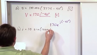 Lesson 10  Practice With Phasors AC Circuit Analysis [upl. by Ocram942]