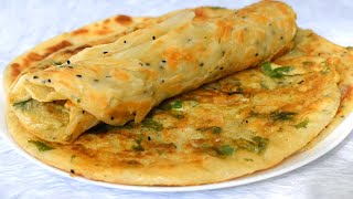 Crispy egg paratha recipe  Homemade restaurantstyle flaky layered egg paratha roll  Anda paratha [upl. by Nnylharas]