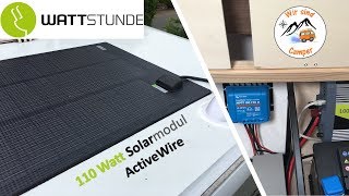 110 Watt Solar auf dem Wohnwagen von Wattstunde  Rabattcode in der Beschreibung [upl. by Airebma]