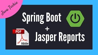 Spring Boot  Jasper Report  Example  JavaTechie [upl. by Tiffany]