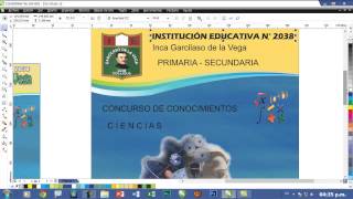 CREACIÓN DE AFICHES TUTORIAL COREL DRAW PARTE 4 [upl. by Ayar59]