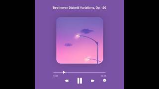 Beethoven Diabelli Variations Op 120 [upl. by Jourdan83]