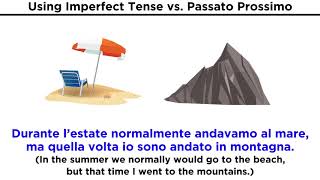 Italian Grammar Limperfetto vs Passato Prossimo [upl. by Ophelia497]