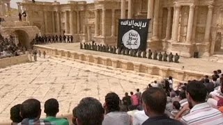 ISIL video shows mass killings in Syrias Palmyra [upl. by Eben778]