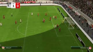 Gameplay FC 24  VfB Stuttgart  Kaiserslautern  DFB Pokal  2024 [upl. by Aisac]