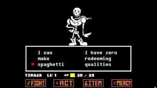 Undertale  Voice Acting Papyrus Fight [upl. by Adnawuj]