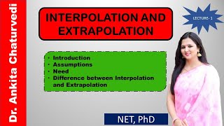 Interpolation and Extrapolation Lecture 1 [upl. by Heinrick171]