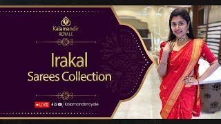 Irkal Sarees Collection LIVE by Kalamandir Royale  WhatsApp Number 9456 9456 33 [upl. by Durston744]