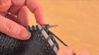 How To Knit 2 Together k2tog [upl. by Akiras516]