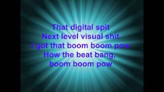 Boom Boom PowBlack Eyed Peas LYRICS [upl. by Julieta742]