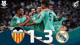 Resumen  Valencia CF 1  3 Real Madrid CF  Semifinales Supercopa [upl. by Aiceila]