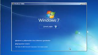 Windows 7 Kurulumu Bilgisayara Format Atma [upl. by Johnette]