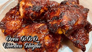 Oven BBQ Chicken Recipe  Easy and Delicious [upl. by Alba]