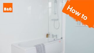 How to install a bath screen [upl. by Llennoc]