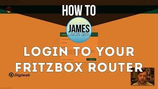 Logging into your FritzBox Router [upl. by Ivetts]