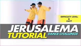 Jerusalema Dance Tutorial  Step by step [upl. by Elleinod578]