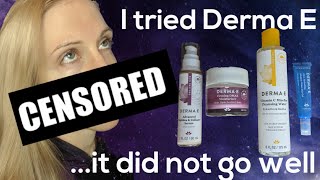 Derma E Review When Clean Skincare Goes Wrong [upl. by Lemmy488]