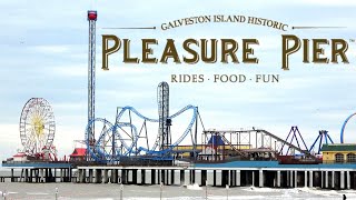 Galveston Pleasure Pier Tour amp Review with The Legend [upl. by Karp]