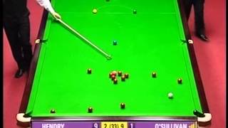 2004 World Snooker Championship SF Ronnie OSullivan vs Stephen Hendry Session 2 BBC [upl. by Aizatsana]