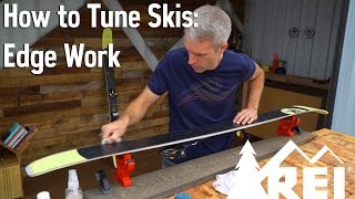 How to Tune Ski Edges  Remove Burrs and Rust  REI [upl. by Ken275]