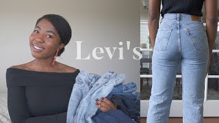 LEVI’S COLLECTION • High Rise Jeans with NO GAP Try On amp Review Ribcage amp Wedgie [upl. by Aridan]