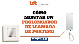 Cómo Montar un Prolongador de Llamada de Portero Electrónico [upl. by Eceirehs918]