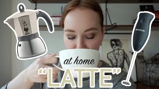 HOW TO MAKE A quotLATTEquot AT HOME moka pot  frother [upl. by Kyla]