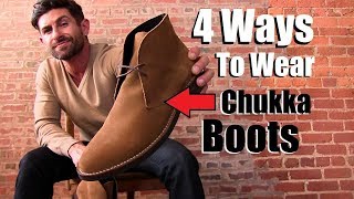 4 Cool Ways To Wear Chukkas EVERY Guy Should Try [upl. by Rases566]