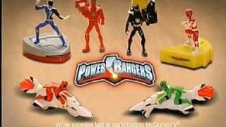 McDonalds  Power Rangers Generations Toy Promoavi [upl. by Lirba]