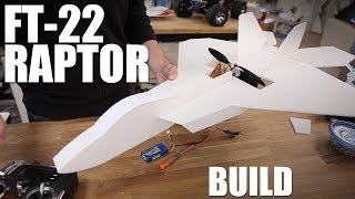 Flite Test  FT22 Raptor  BUILD [upl. by Boleyn]