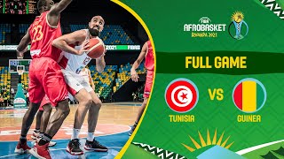 Tunisia v Guinea  Full Game  FIBA AfroBasket 2021 [upl. by Toombs]