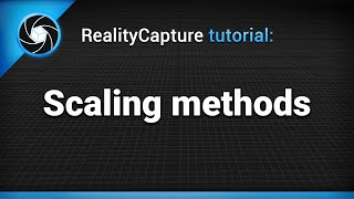 RealityCapture tutorial Scaling methods [upl. by Grantham]