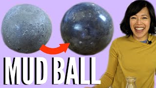 How to Make a Shiny MUD BALL  DIY Dorodango  Japanese Polished Clay Ball [upl. by Nester]