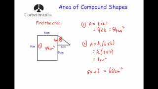 Area of Compound Shapes [upl. by Opiuuk]