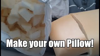 How to make your own Memory Foam Pillow using your Old Pillows [upl. by Lledner]