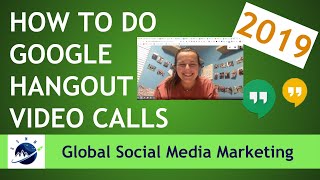 How To Do A Google Hangouts Video Call Tutorial 2019 [upl. by Edrick]