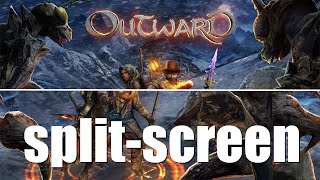 Splitscreen in Outward single PC multiplayer [upl. by Sage]