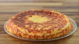 Spanish Omelette Recipe  Tortilla de Patatas [upl. by Ocsicnarf]