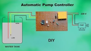 DIY Automatic Water Pump Controller at home II Low cost II [upl. by Columbus776]